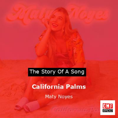 final cover California Palms Maty Noyes
