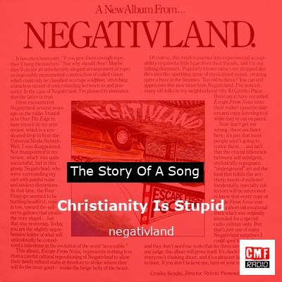 final cover Christianity Is Stupid negativland