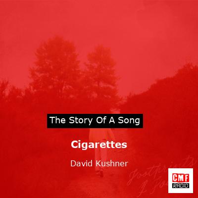 final cover Cigarettes David Kushner