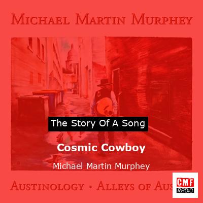 final cover Cosmic Cowboy Michael Martin Murphey