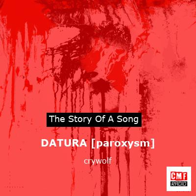 final cover DATURA paroxysm crywolf