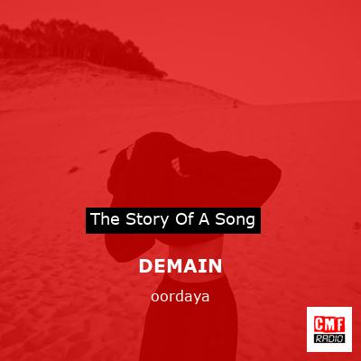 DEMAIN – oordaya