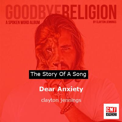 final cover Dear Anxiety clayton jennings