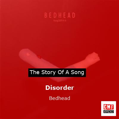 final cover Disorder Bedhead
