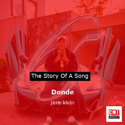 Donde – jere klein