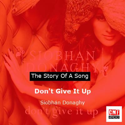 Don’t Give It Up – Siobhán Donaghy