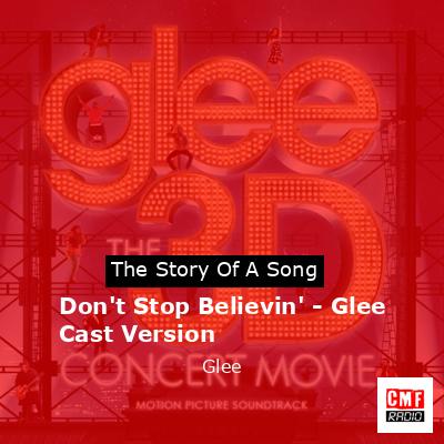 final cover Dont Stop Believin Glee Cast Version Glee
