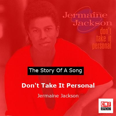 final cover Dont Take It Personal Jermaine Jackson