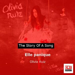final cover Elle panique Olivia Ruiz