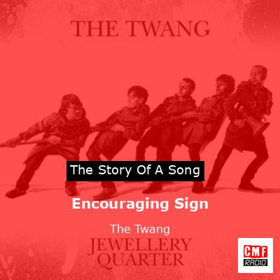 final cover Encouraging Sign The Twang