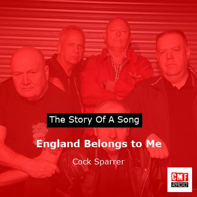final cover England Belongs to Me Cock Sparrer