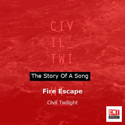 final cover Fire Escape Civil Twilight