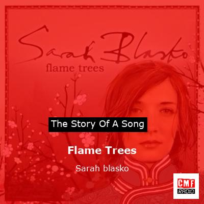 final cover Flame Trees Sarah blasko