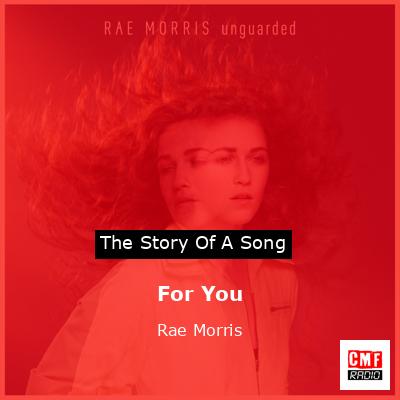 final cover For You Rae Morris