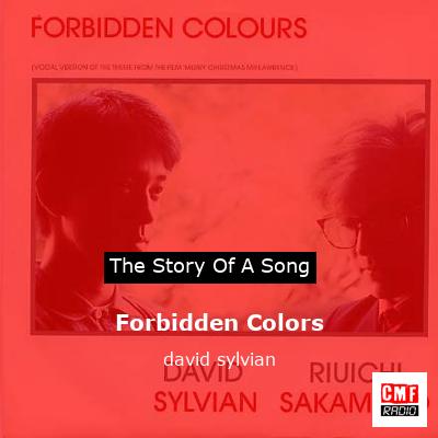 Forbidden Colors – david sylvian