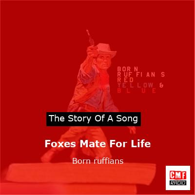 final cover Foxes Mate For Life Born ruffians