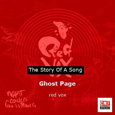 Ghost Page – red vox