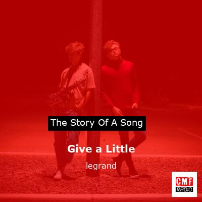 final cover Give a Little legrand