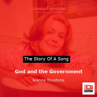 God and the Government – leanna firestone