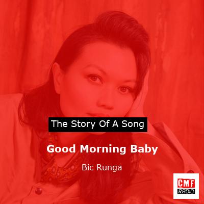 final cover Good Morning Baby Bic Runga