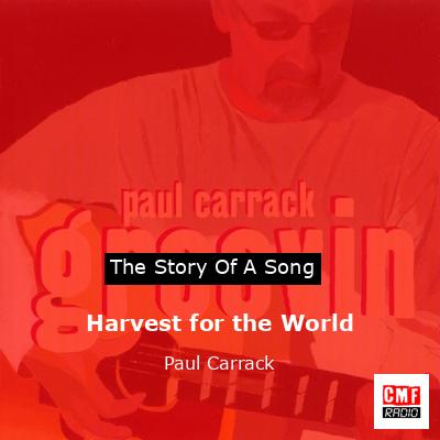 Harvest for the World – Paul Carrack