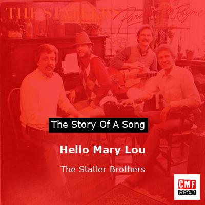 final cover Hello Mary Lou The Statler Brothers