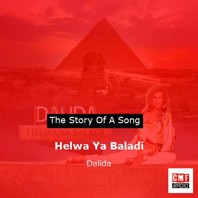 final cover Helwa Ya Baladi Dalida