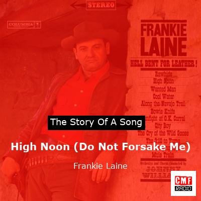 final cover High Noon Do Not Forsake Me Frankie Laine