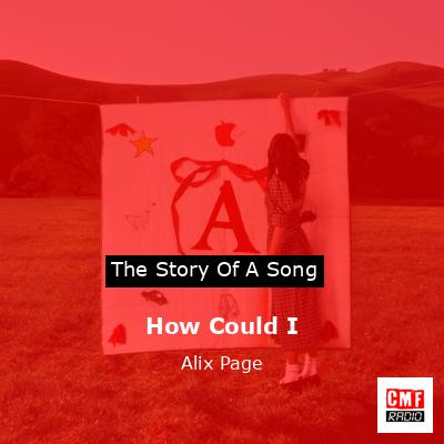 final cover How Could I Alix Page