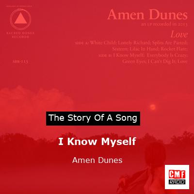 final cover I Know Myself Amen Dunes