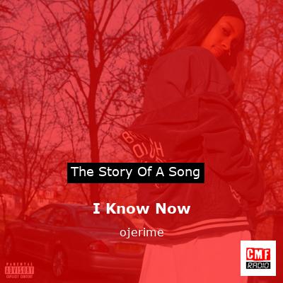 I Know Now – ojerime