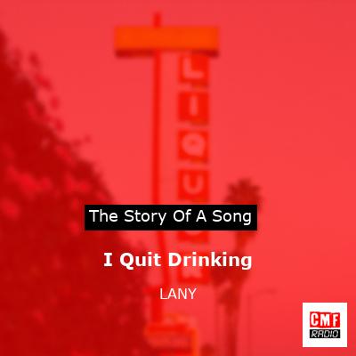 final cover I Quit Drinking LANY