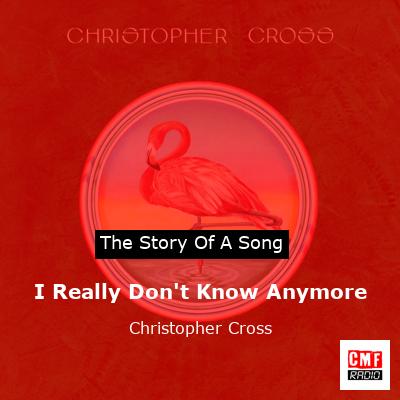 I Really Don’t Know Anymore – Christopher Cross