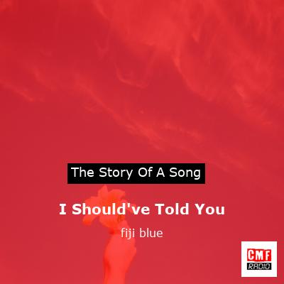 I Should’ve Told You – fiji blue