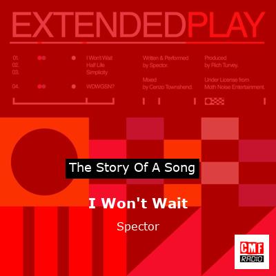 I Won’t Wait – Spector