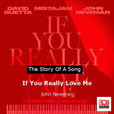 If You Really Love Me – John Newman