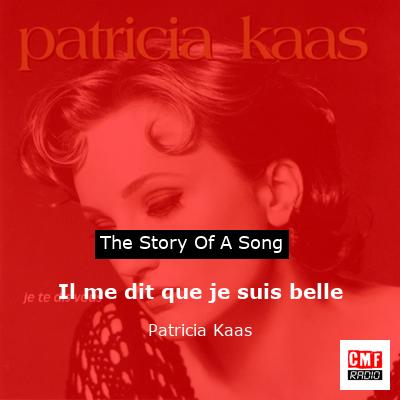 final cover Il me dit que je suis belle Patricia Kaas