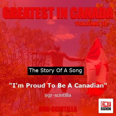 “I’m Proud To Be A Canadian” – ogr-scintilla