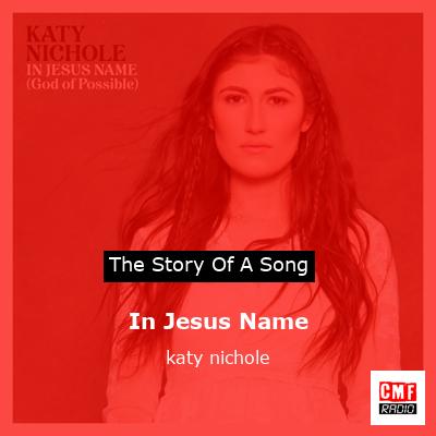 final cover In Jesus Name katy nichole