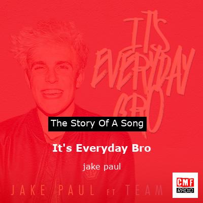 final cover Its Everyday Bro jake paul