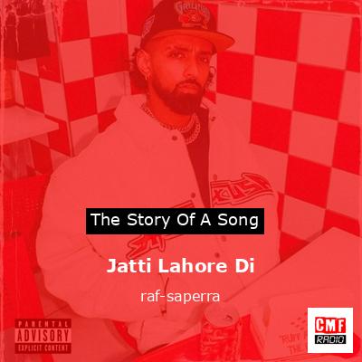 final cover Jatti Lahore Di raf saperra