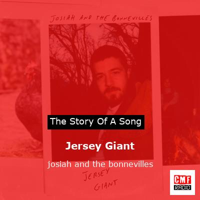 final cover Jersey Giant josiah and the bonnevilles