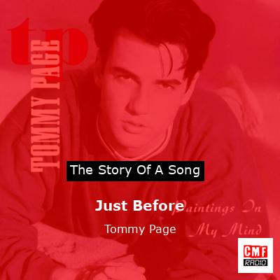 Just Before – Tommy Page