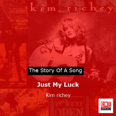 final cover Just My Luck Kim richey