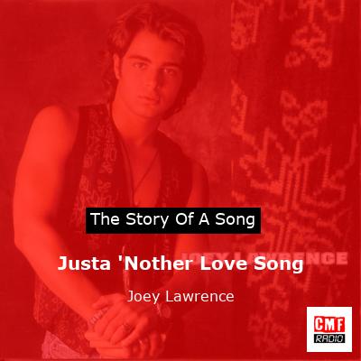 final cover Justa Nother Love Song Joey Lawrence