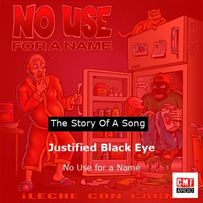 final cover Justified Black Eye No Use for a Name