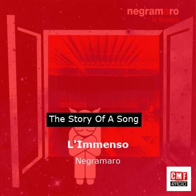 L’Immenso – Negramaro