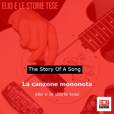 La canzone mononota – elio e le storie tese
