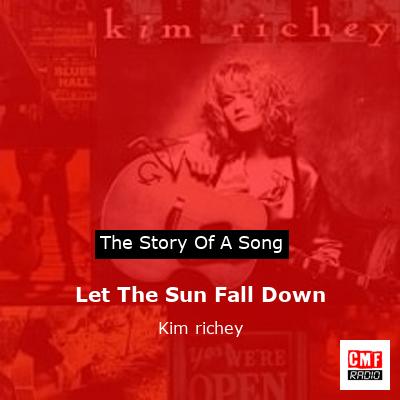 final cover Let The Sun Fall Down Kim richey