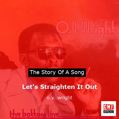 final cover Lets Straighten It Out o.v. wright
